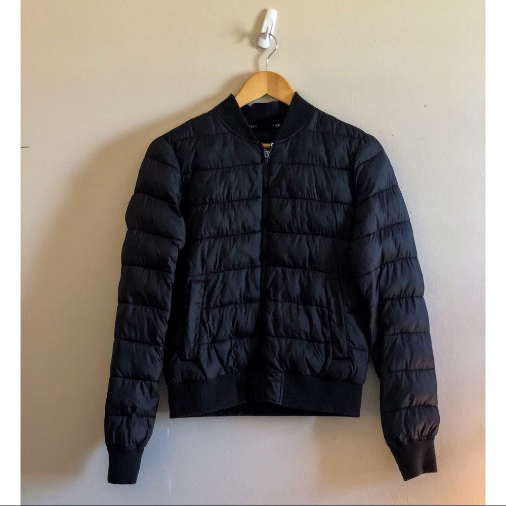 Garage Light Puffer Bomber Jacket 🧣